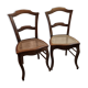 2 rattan chairs early twentieth century