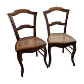 2 rattan chairs early twentieth century
