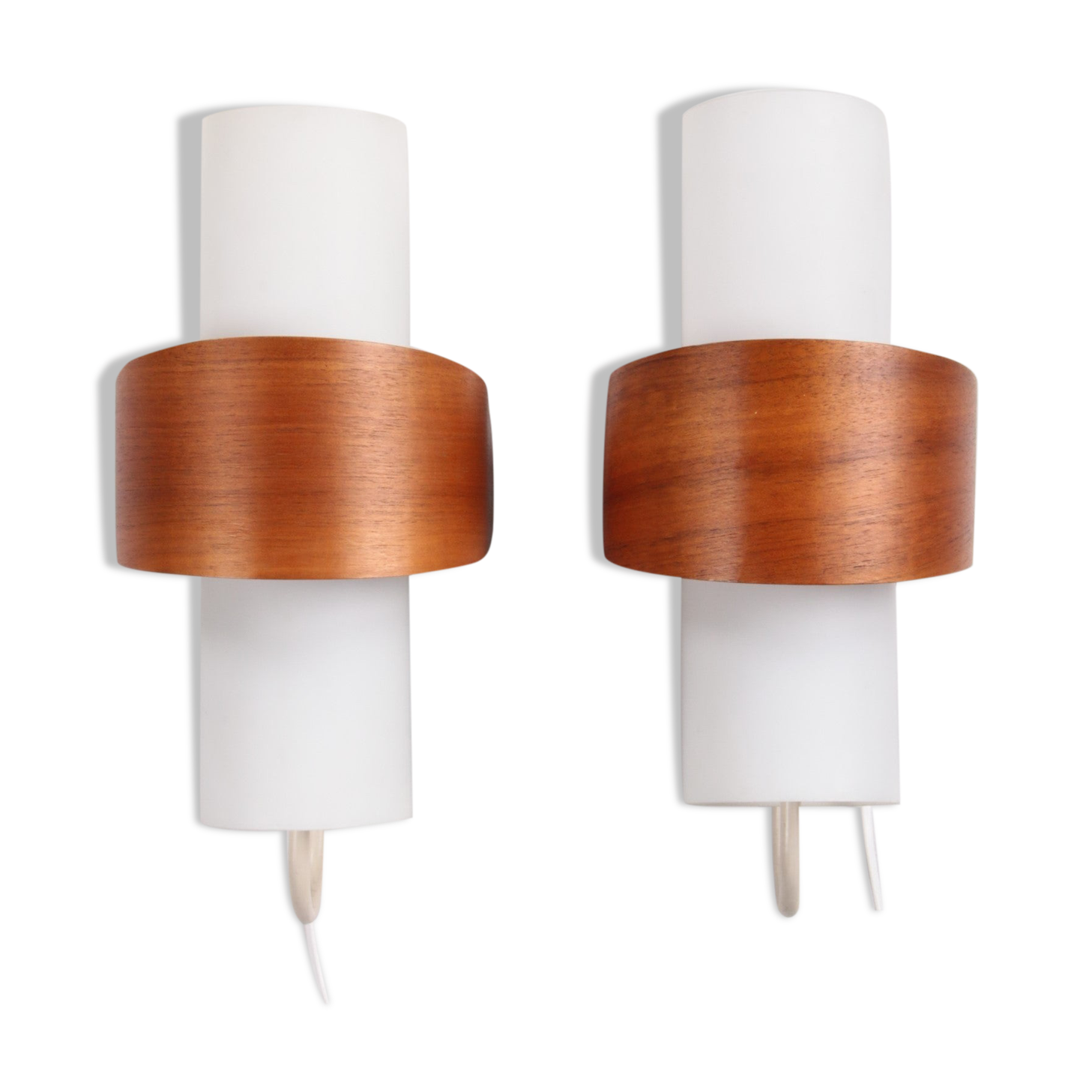 Set Philips Wall lamps Design by Louis Kalff model NX40, the Netherlands.