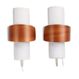 Set Philips Wall lamps Design by Louis Kalff model NX40, the Netherlands.