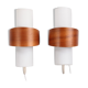 Set Philips Wall lamps Design by Louis Kalff model NX40, the Netherlands.
