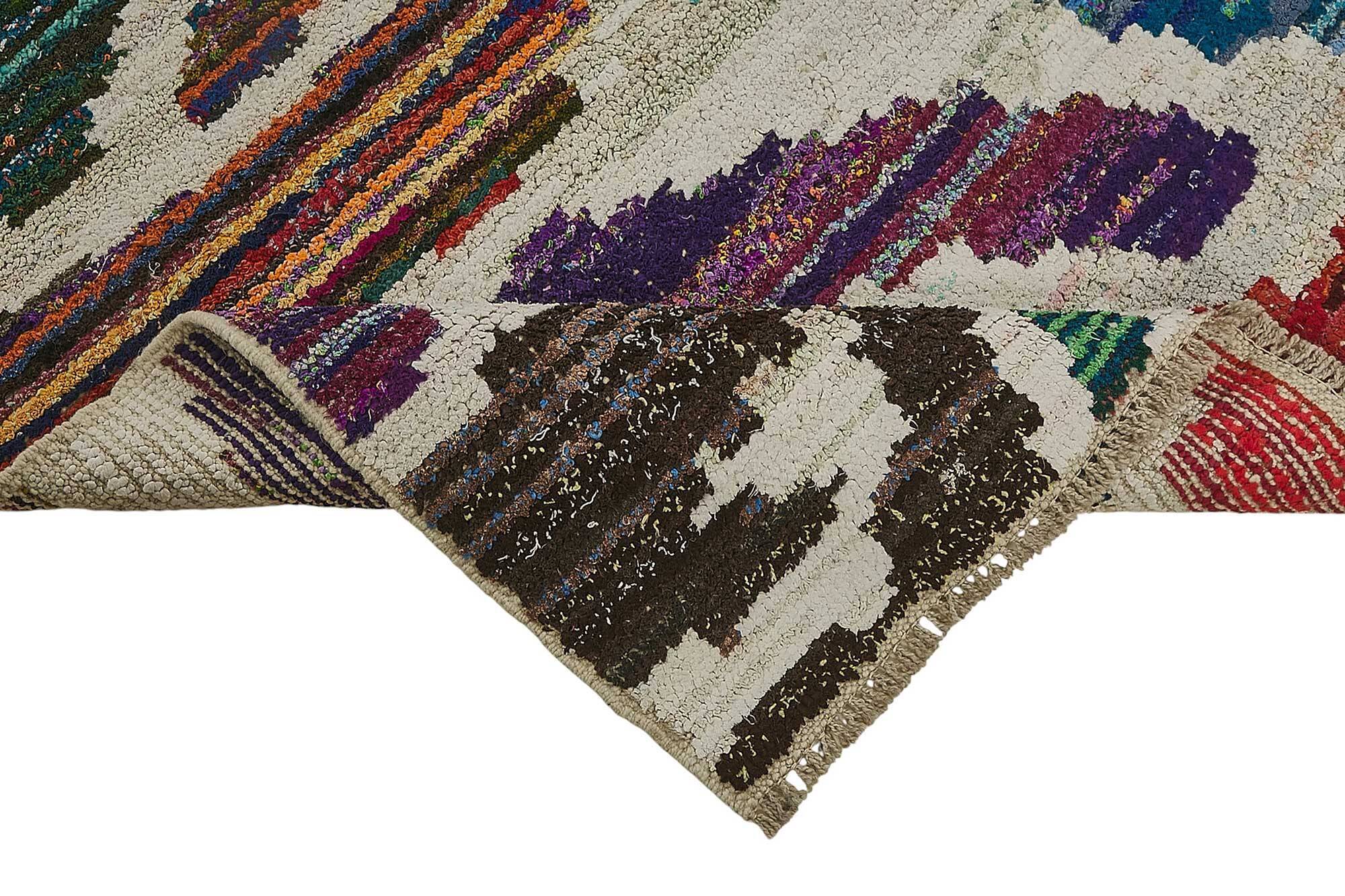 Handwoven Turkish Recycled Boho Rug 243 cm x 330 cm