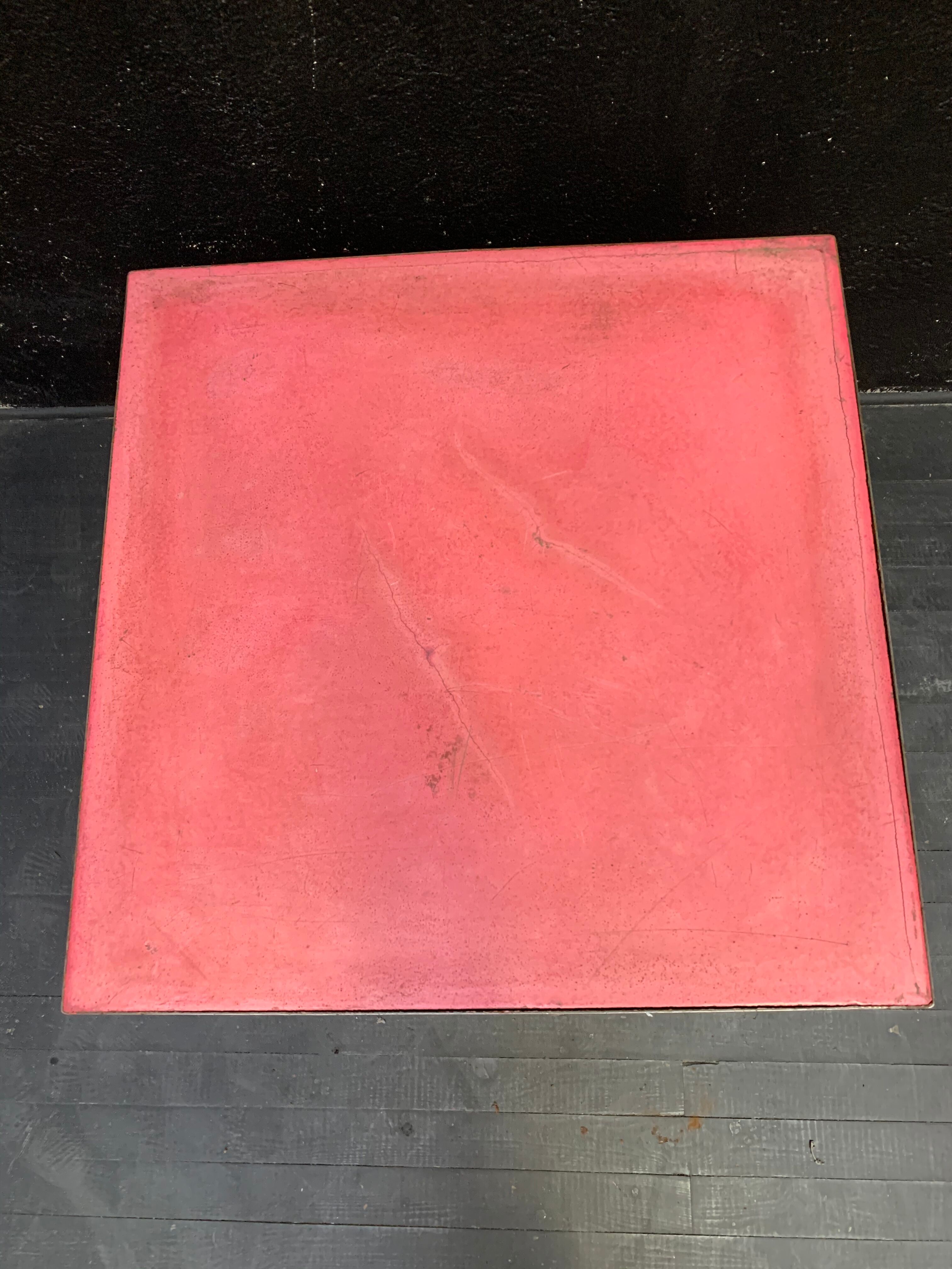 Bistrot table square period 1950