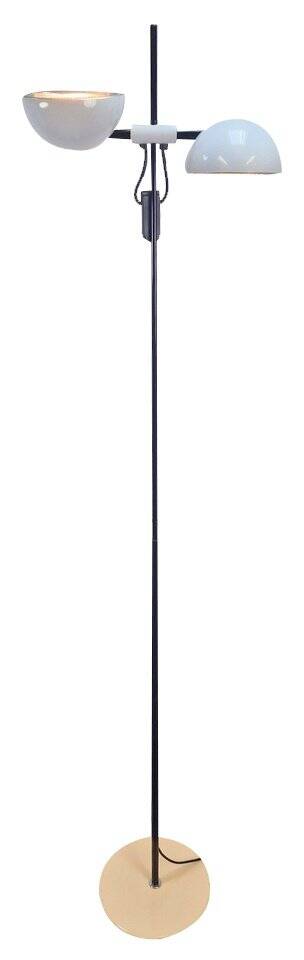 Vintage White Floor Lamp from Valenti Milano, Italy, 1970s
