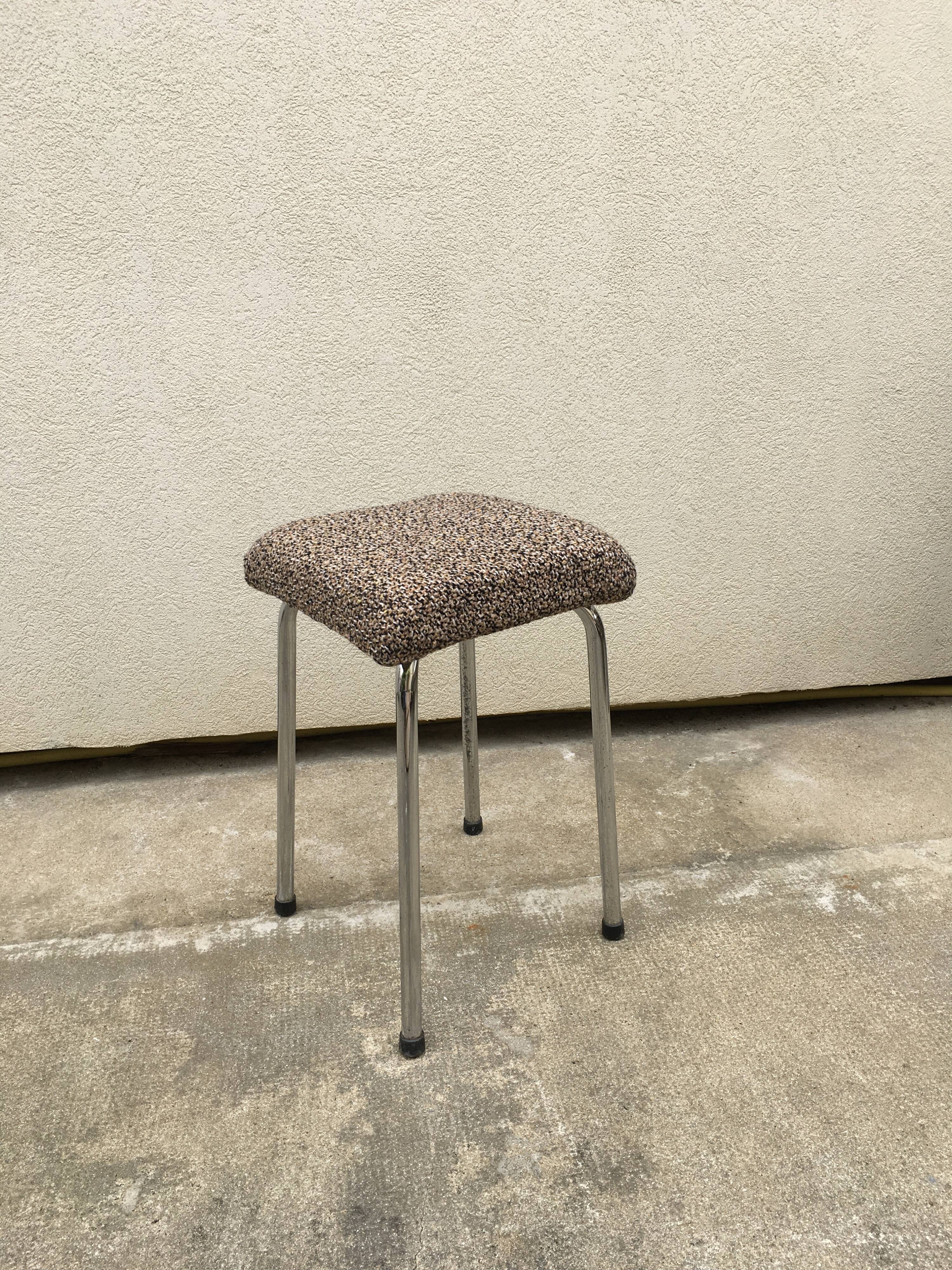 4-legged stainless steel stool