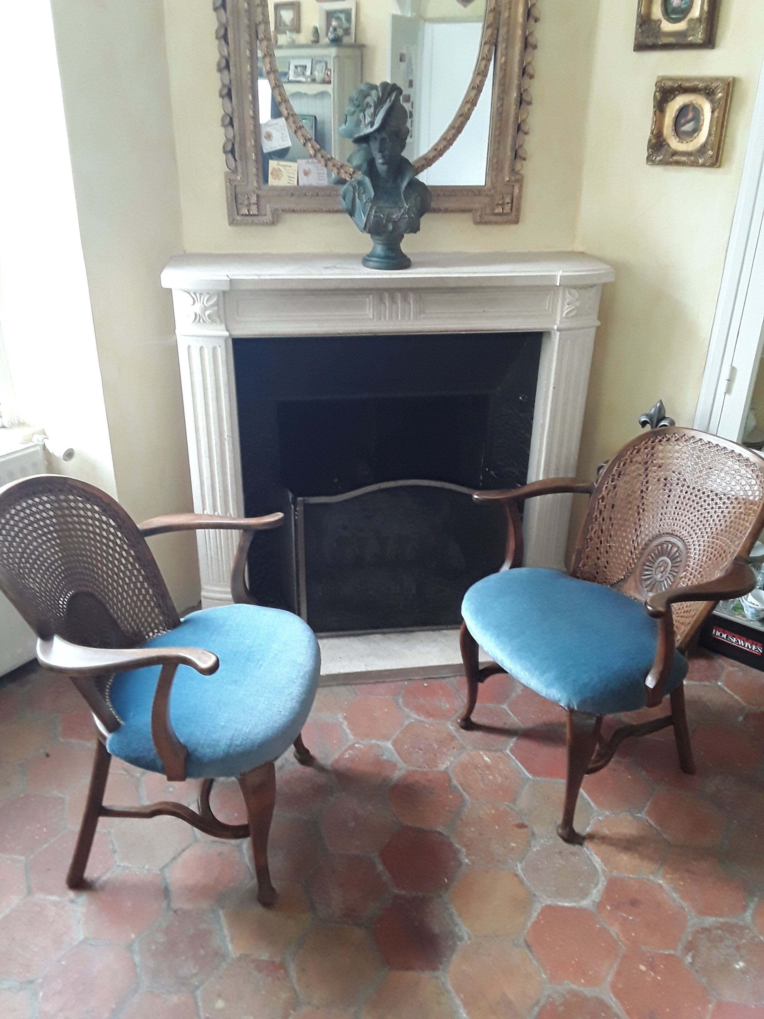 Paire de fauteuils 19ème