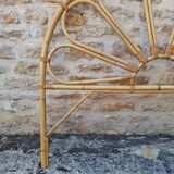 Bamboo and rattan headboard