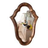 Style mirror in gilded wood