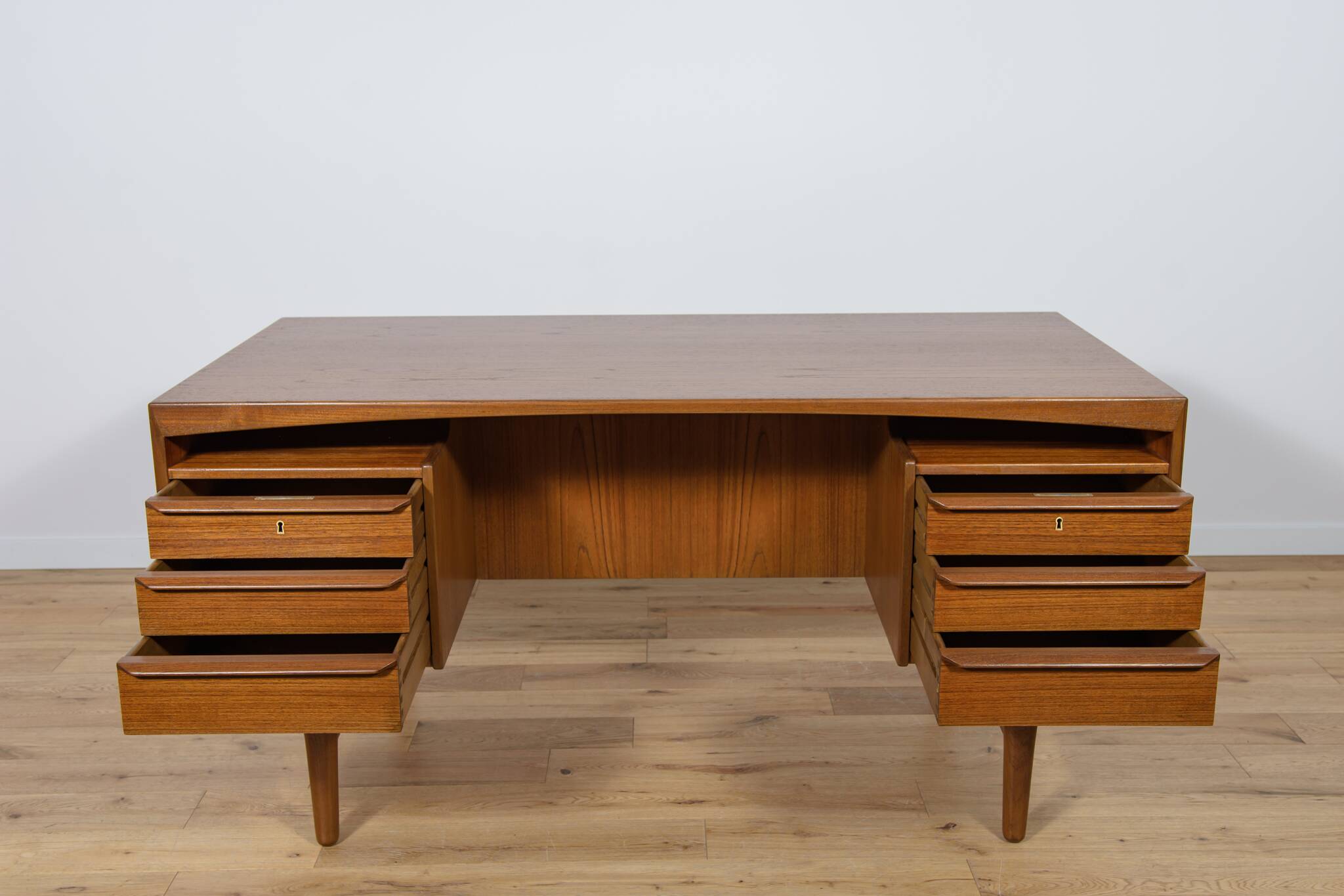 Mid-Century Freestanding teak Desk by Valdemar Mortensen, 1960s