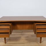 Mid-Century Freestanding teak Desk by Valdemar Mortensen, 1960s