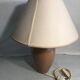 Old beige ceramic body lamp - abat-day vintage cream