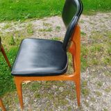 Series of 6 old Scandinavian design chairs