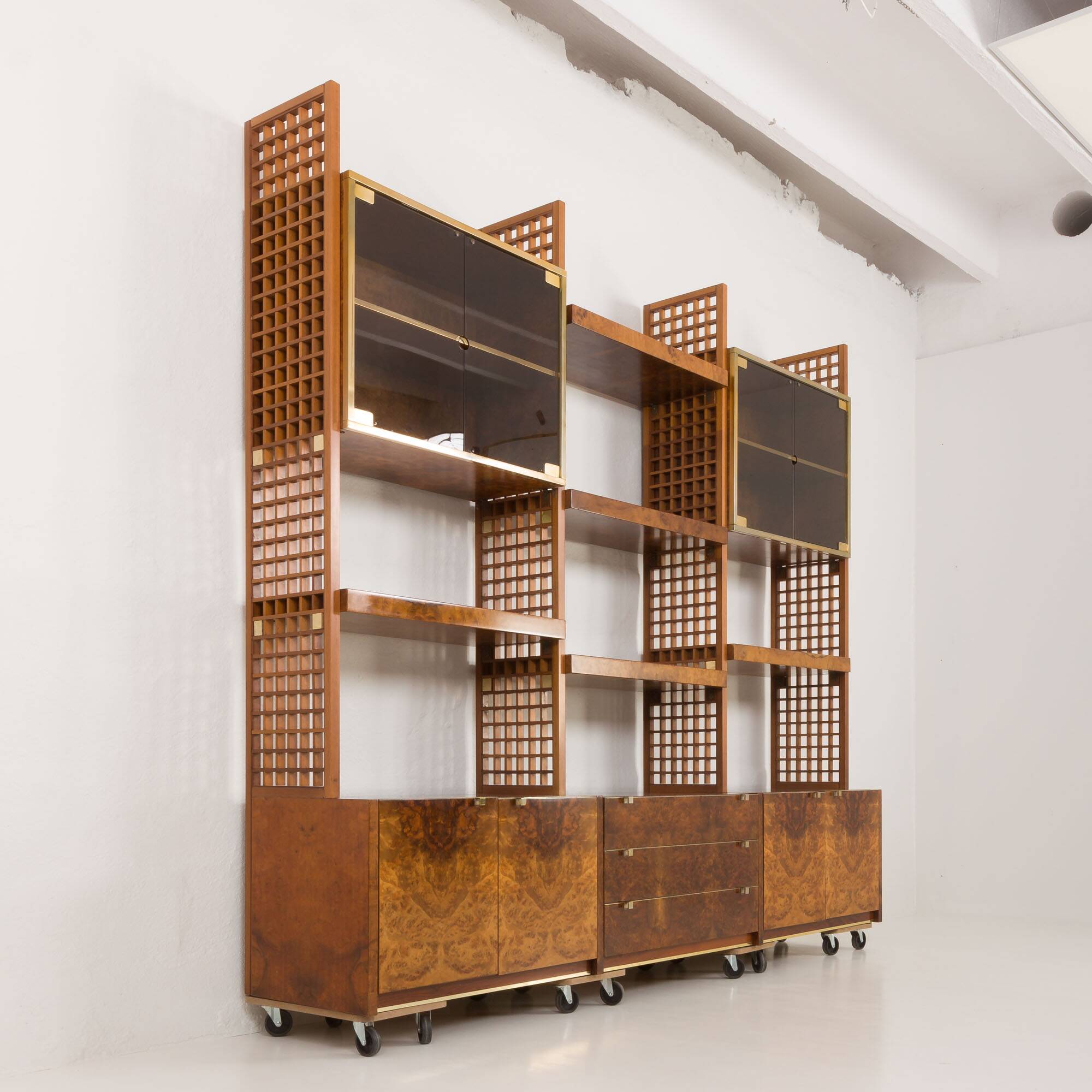 Italian Display Unit or room divider by Gianluigi Gorgoni for Fratelli Turi