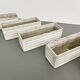 Set of 8 fiber cement planters