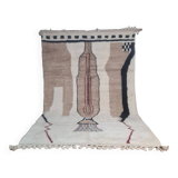 Handmade wool Berber rug 300X200 cm