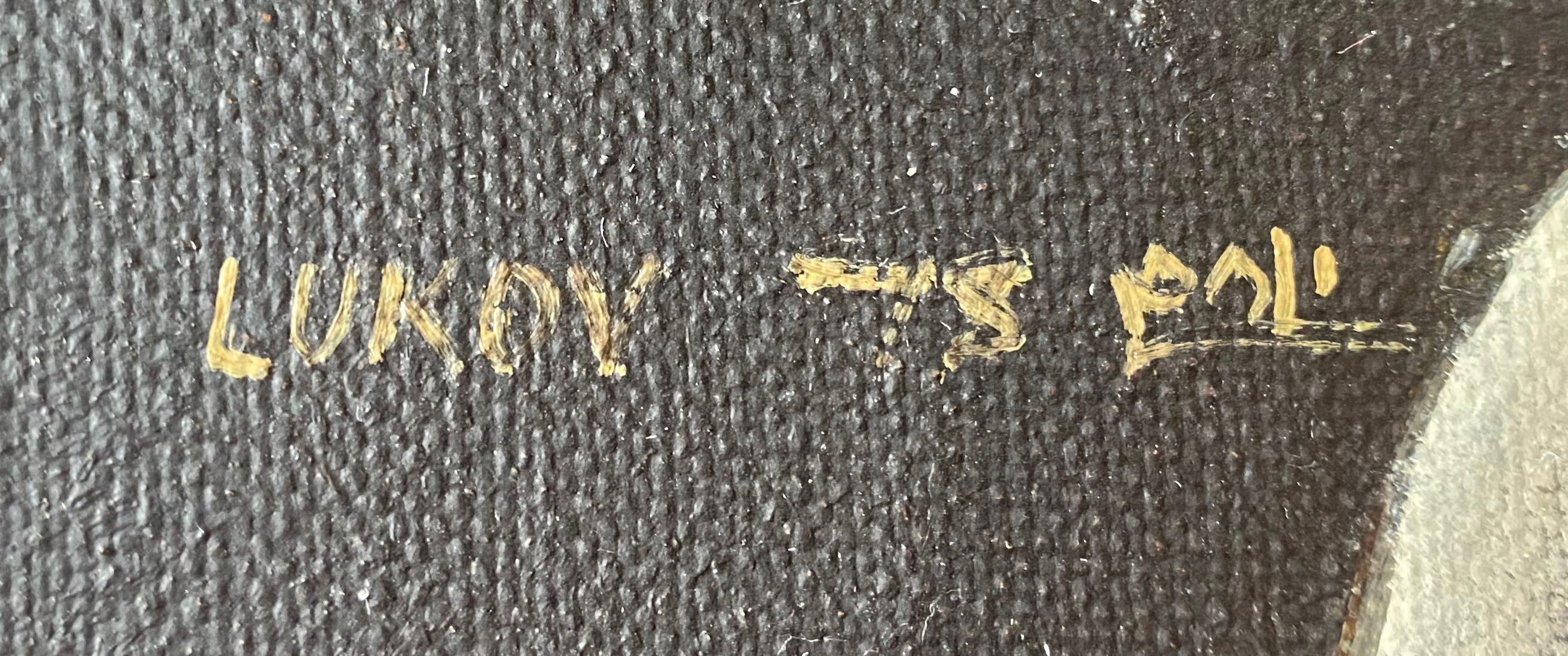 Painting "Still life with lemon" cf. Pieter Claesz by Yoram LUKOV (born in 1940)