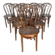 Lot 10 chaises bistrot 1900