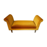 Vintage velvet sofa