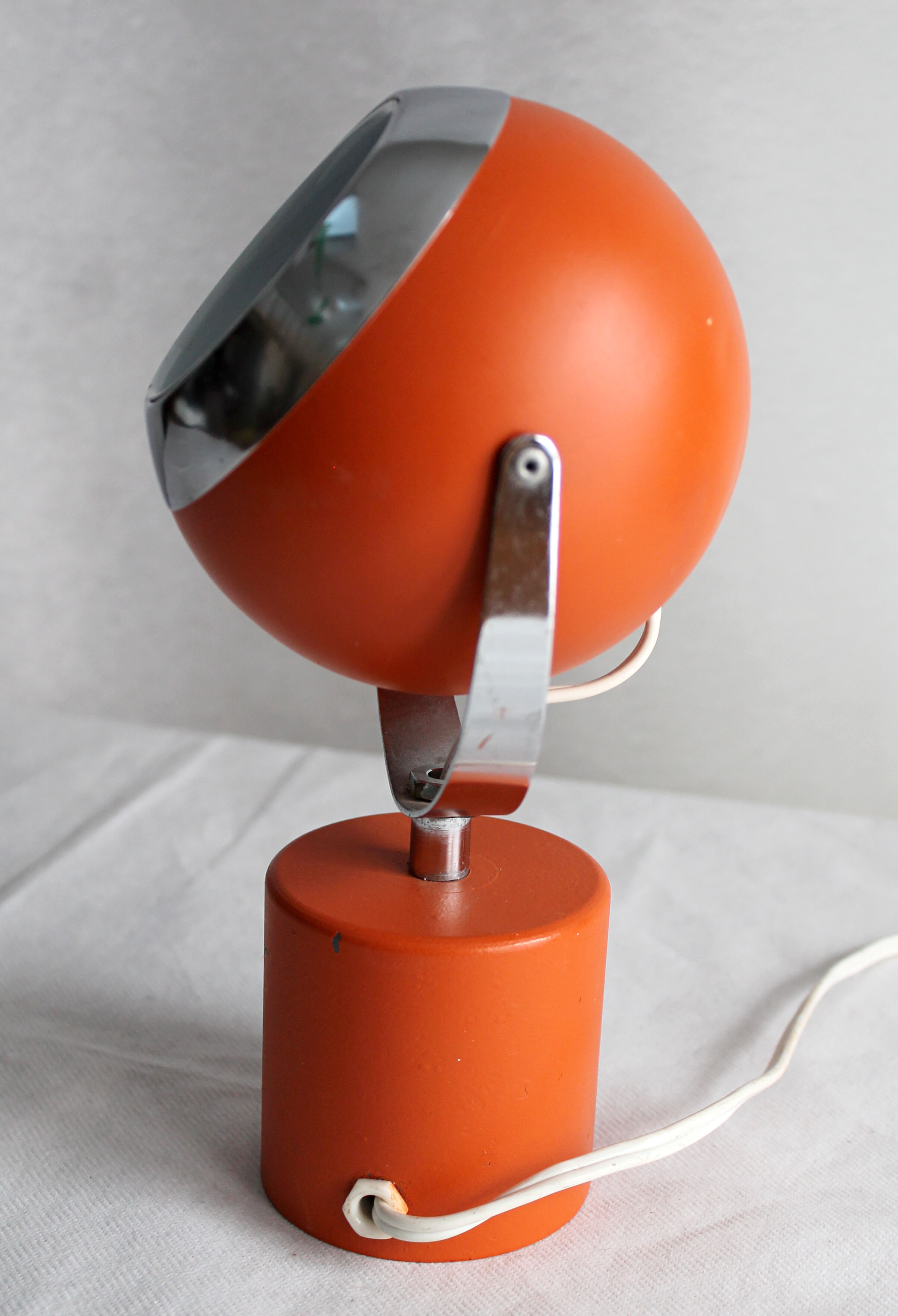 Lamp ball 70 orange metal