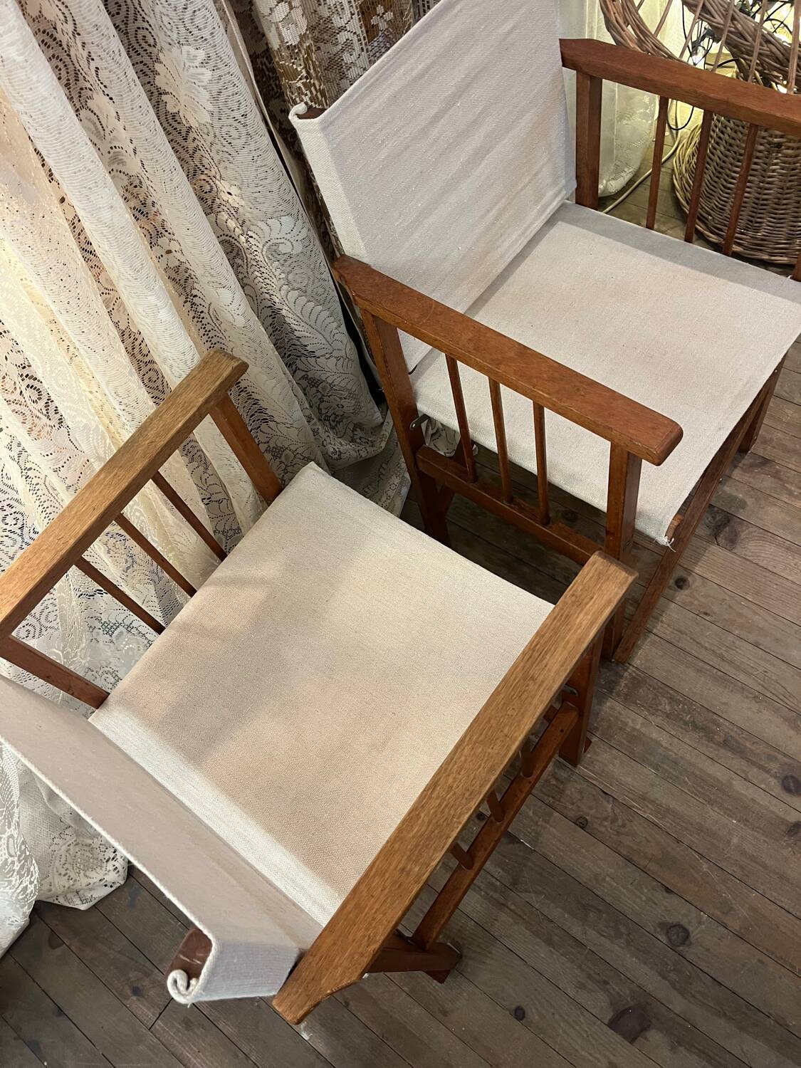 Vintage folding chairs