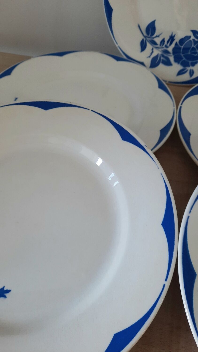 Assiette plates Sarreguemines Digoin
