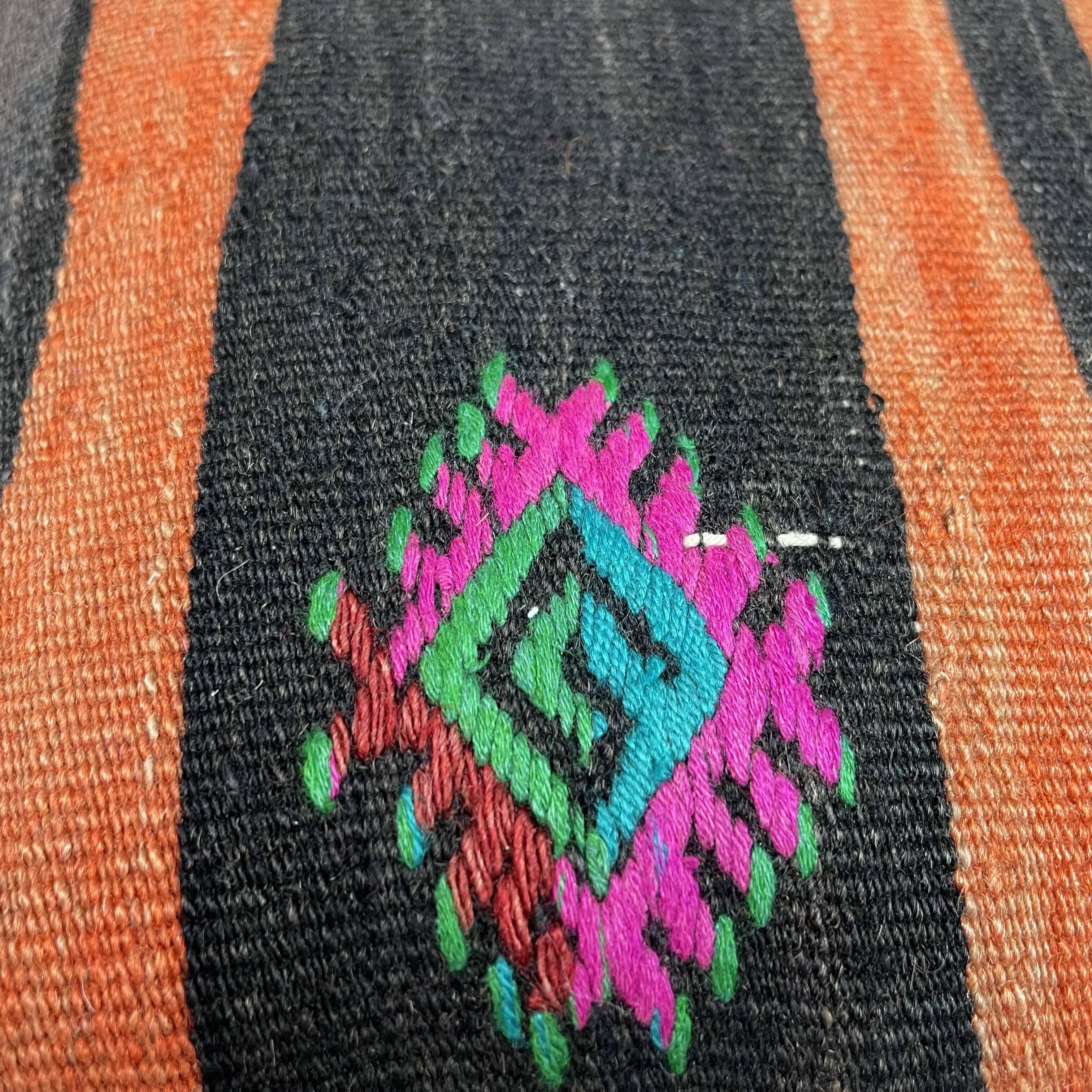Vintage turkish handmade cushion cover , 30 x 50 cm