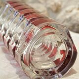 Ruby-colored glass vase by JG Durand and produced by Luminarc circa 1970