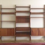 Mid-Century Modular Wall Unit Ergo in teak by John Texmon and Einar Blindheim for Blindheim Möbelfabrikk, 1960s.