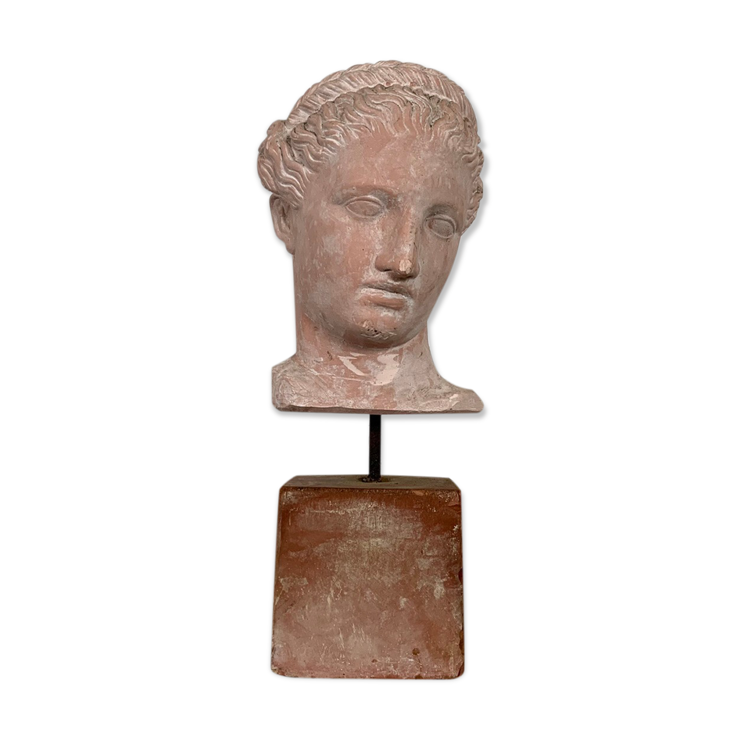 Buste statue rose style grec