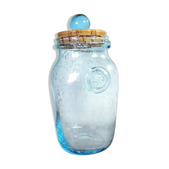 Biot glass jar