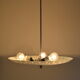 Mid-century Glass pendant by Napako,1970's.