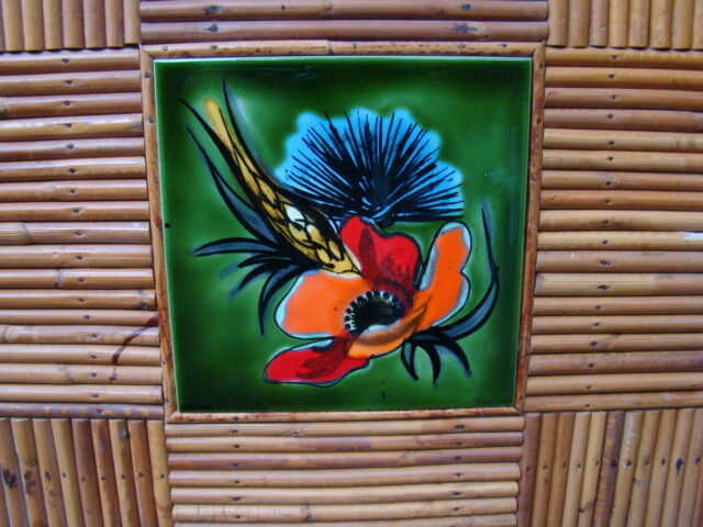 Rattan/vintage wicker sideboard 50/60