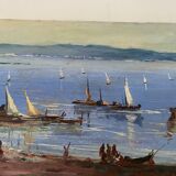 Italian seaside painting
