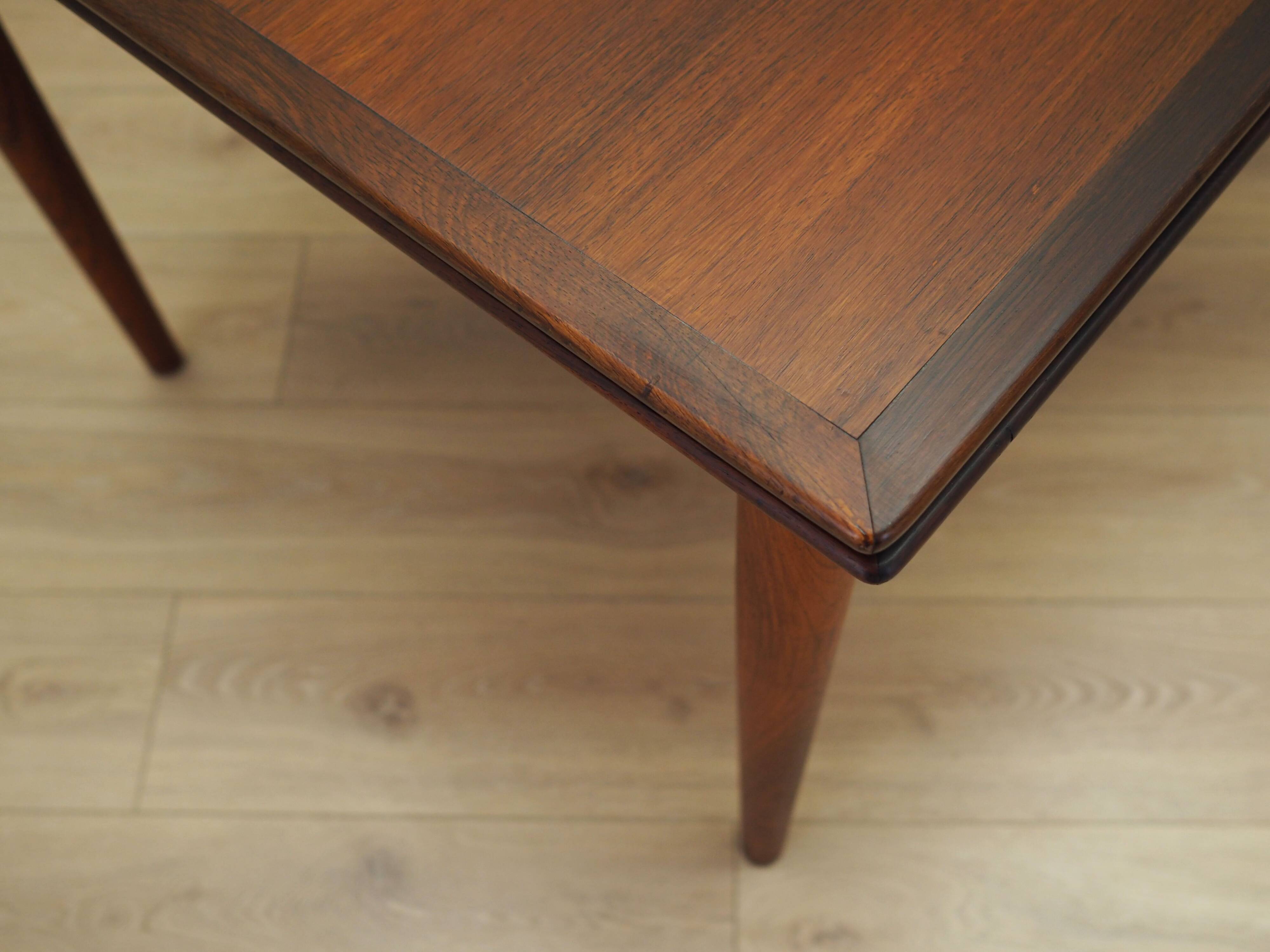Rosewood table, Danish design, 1970s, production: Denmark