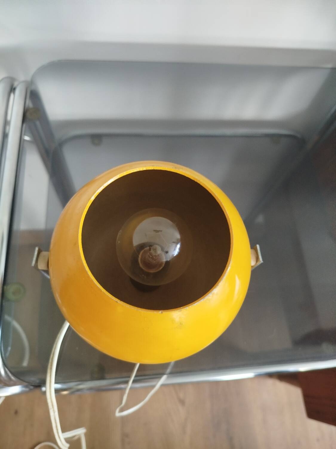 Yellow eyeball lamp, 1979s