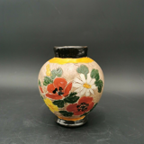 Vase ball signed J. Massier Jérome Vallauris vintage floral decoration