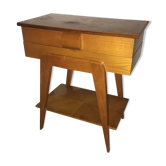 Chevet vintage scandinave travailleuse pieds compas