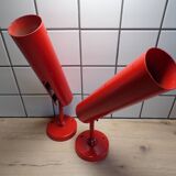 Pair of 1970 pipe wall lights