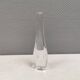 Slim transparent vase in crystal glass from Örrefors Sweden 1980s