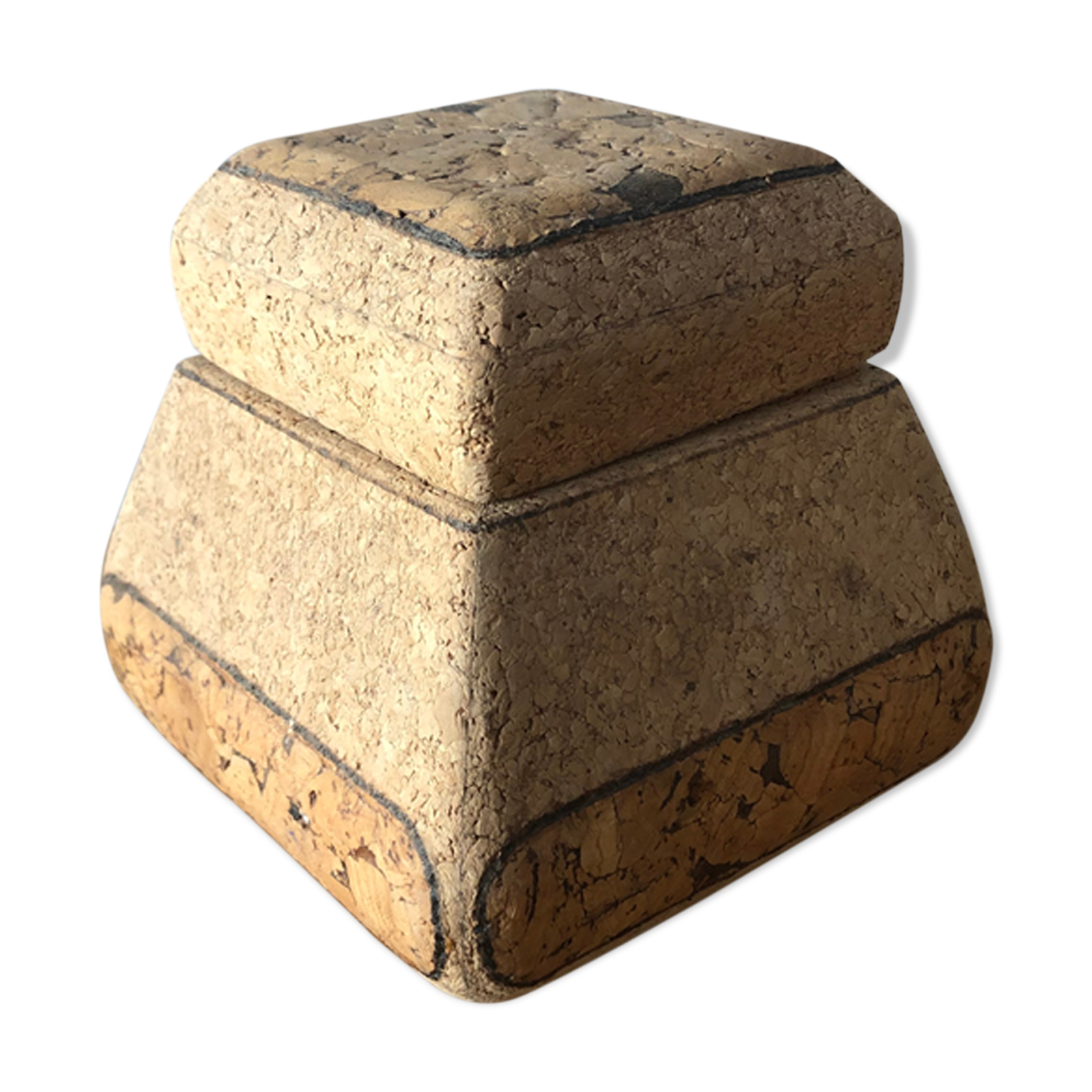 Cork storage box