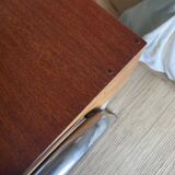 Chrome tubular desk from the 50s and 60s