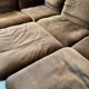 Old modular velvet sofa design from the 70s vintage 6 elements