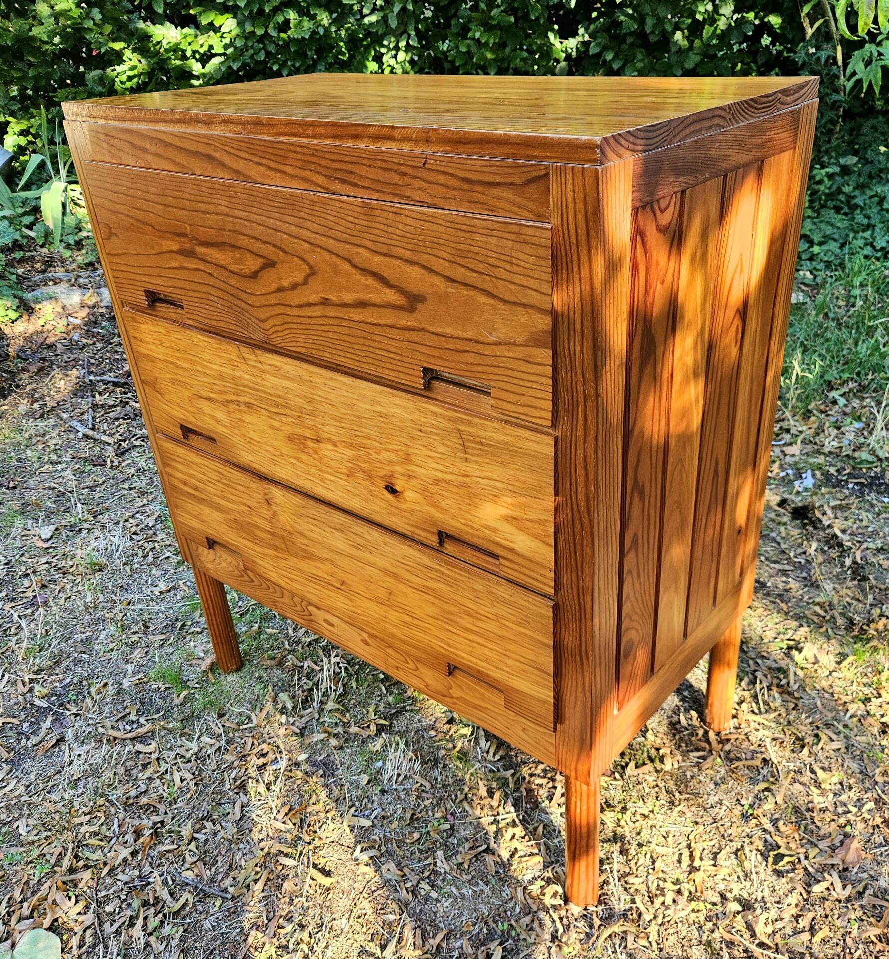 Commode en pin pierre gautier delaye modèle week-end design vintage 50