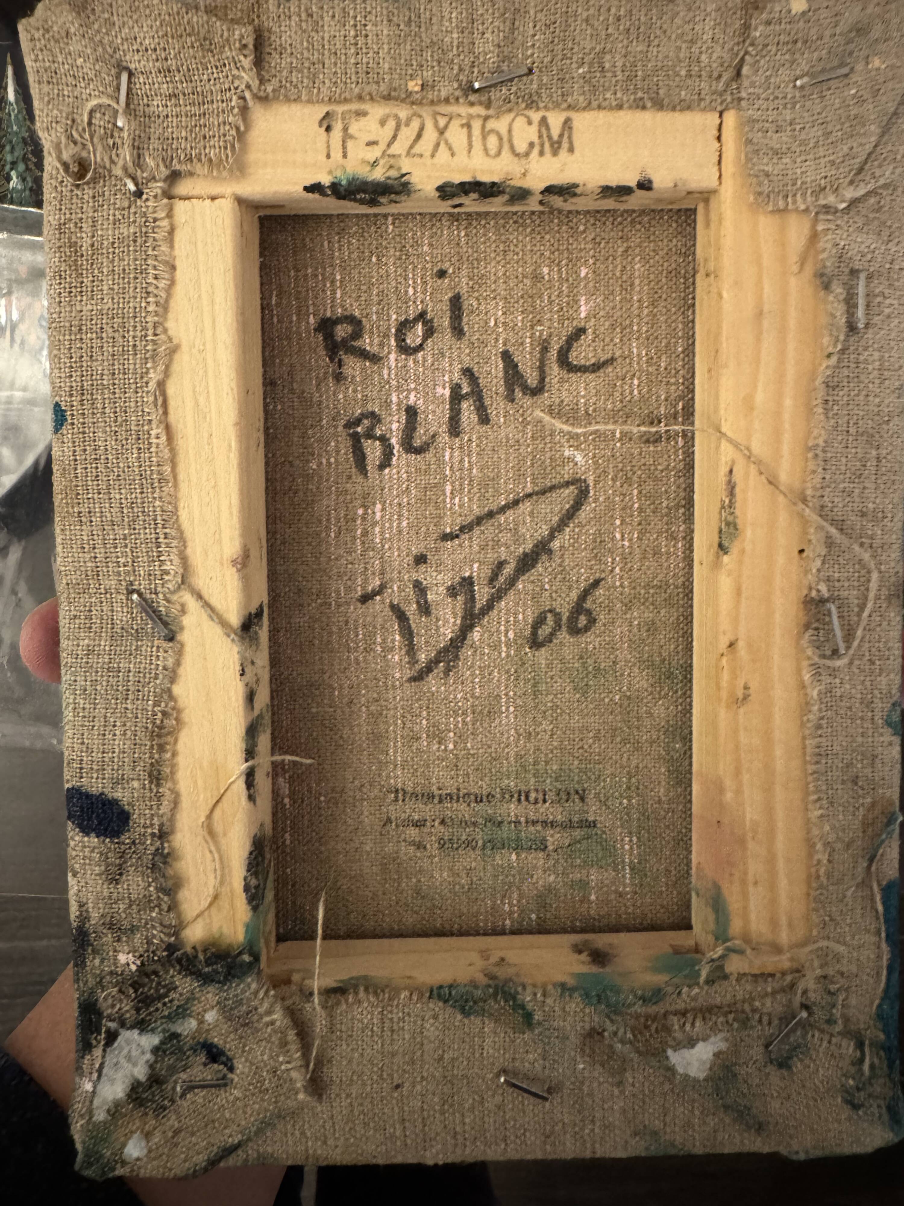 Mixed media on canvas Dominique Digeon – “The White King”, 2006