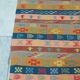 Traditional handmade multicolored striped margoum rug -150x75cm