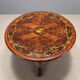 Antique walnut and rosewood table with floral inlays, Netherlands, 19th century.