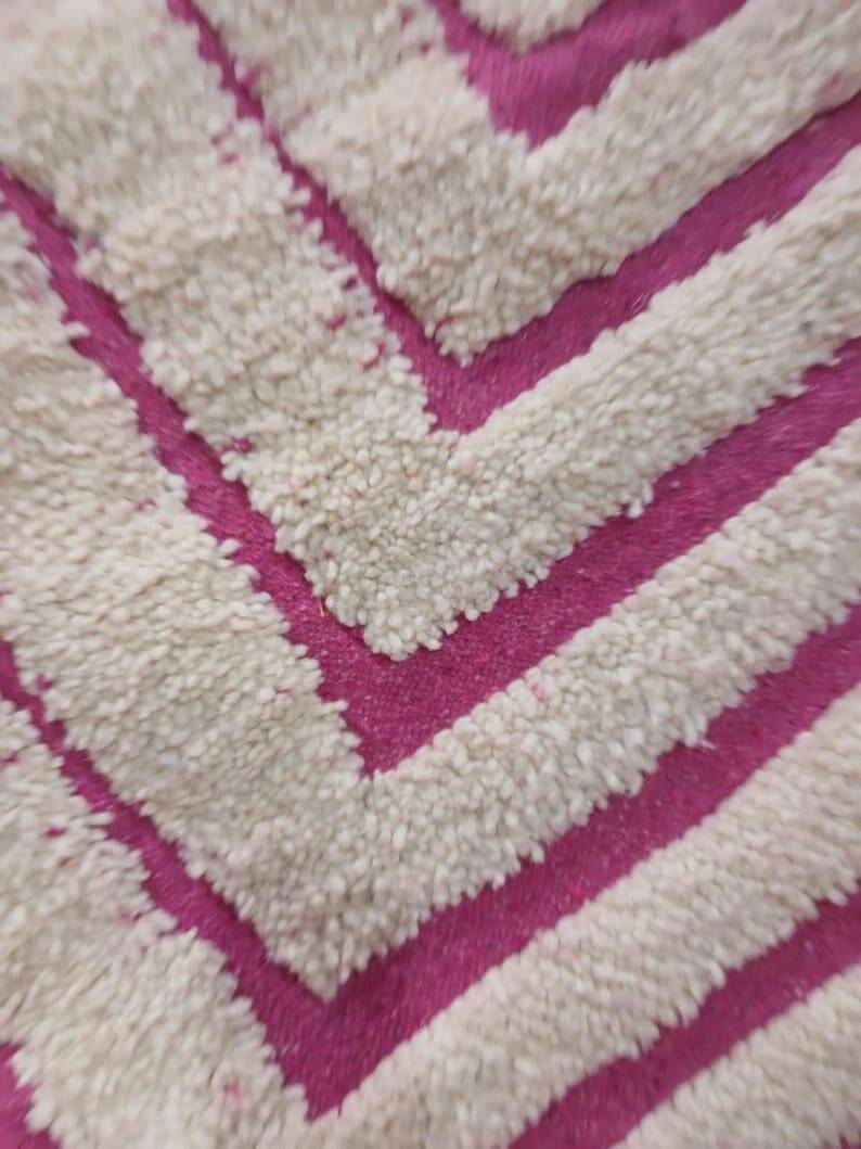 Tapis bérbere écru à motifs géométriques 250cmx150cm