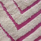 Tapis bérbere écru à motifs géométriques 250cmx150cm