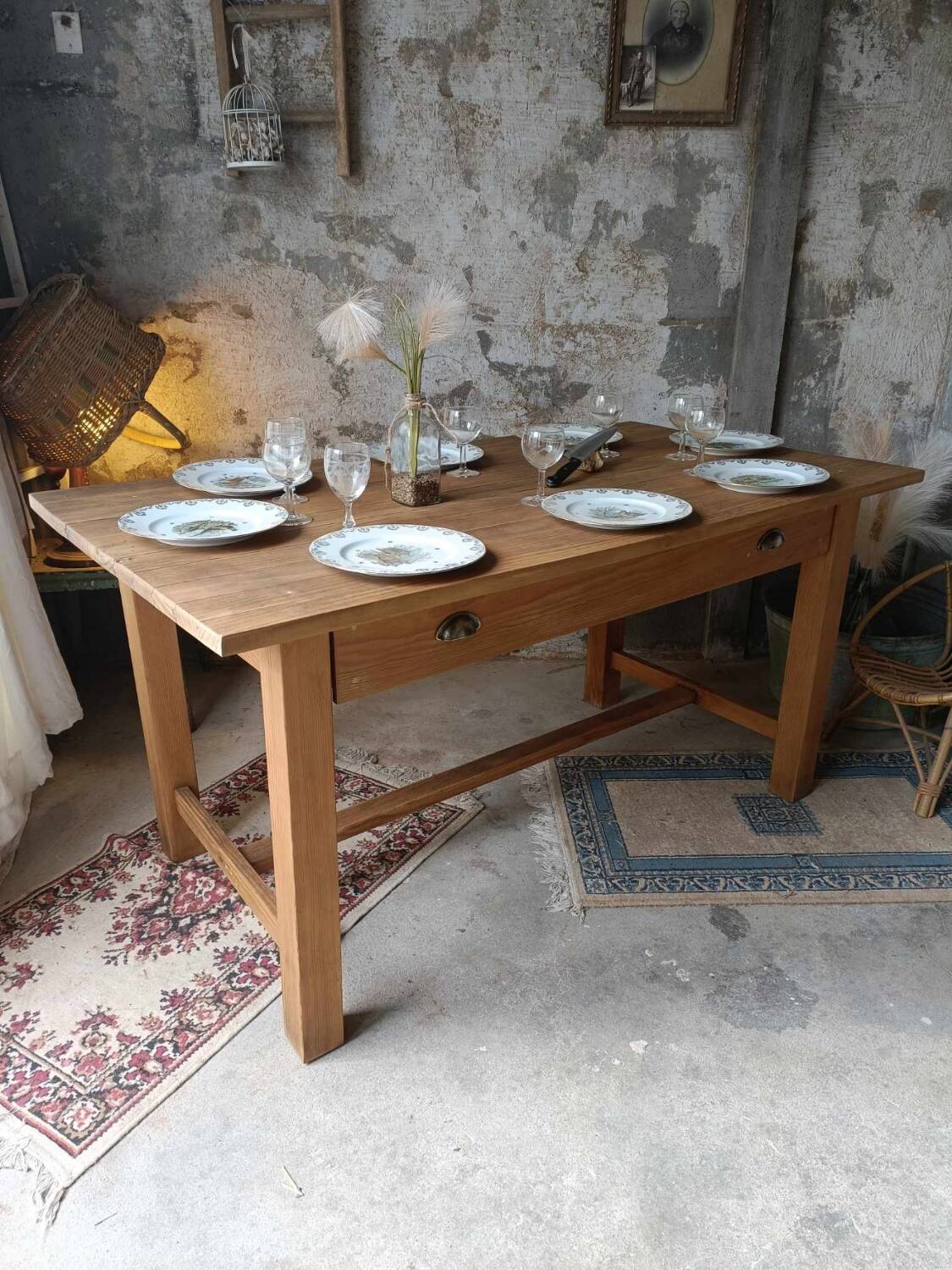 Rustic Farmhouse Table