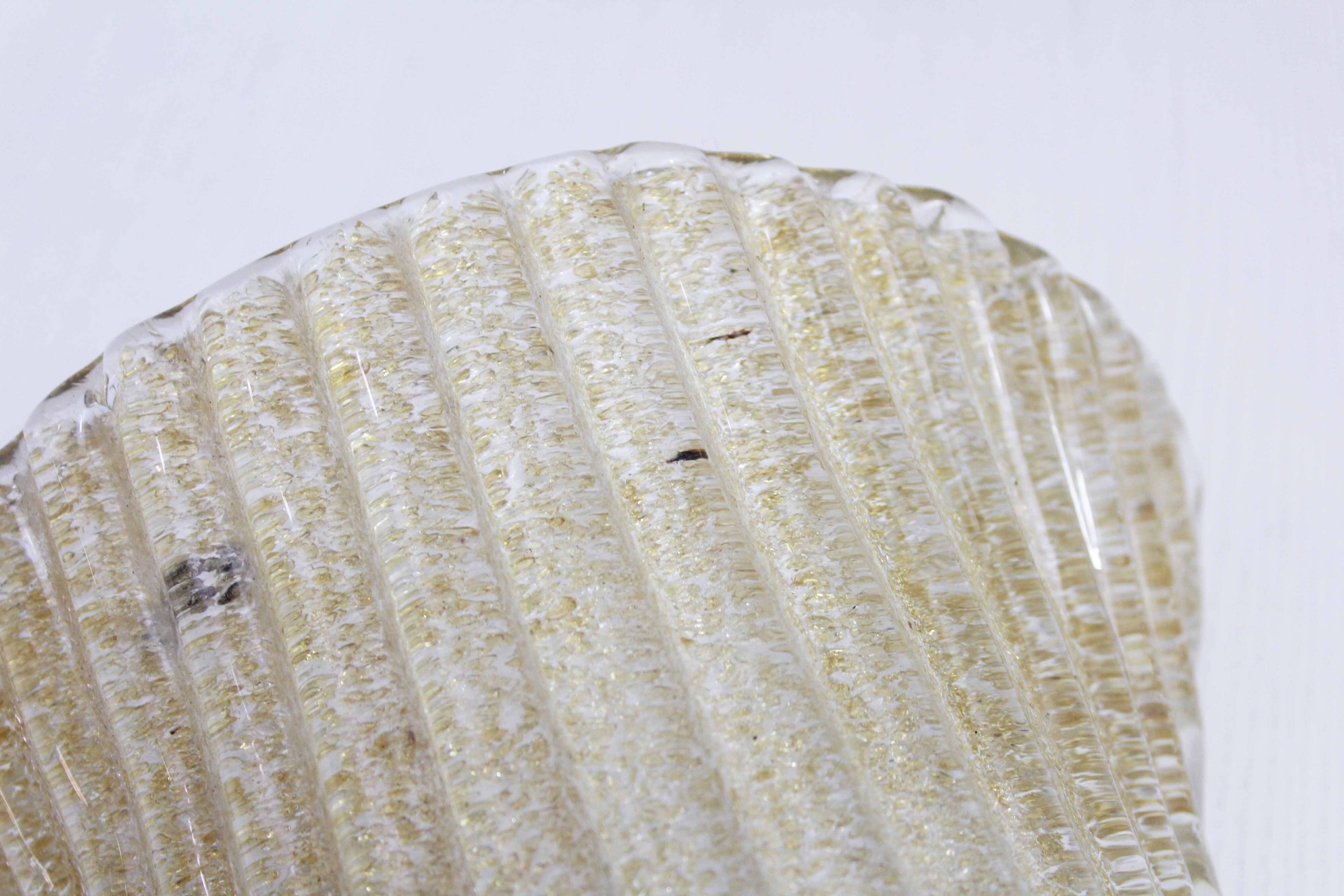 Gold glass wall light